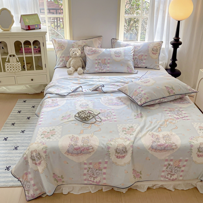 91家纺网 家纺一手货源 找家纺 （总）优悦生活馆 2025新款凉感丝夏被夏凉被空调被