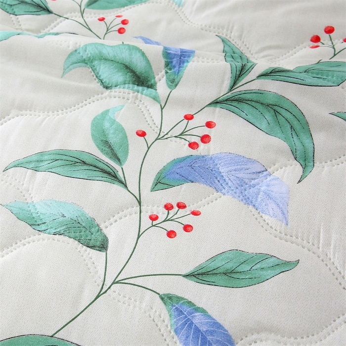 91家纺网 家纺一手货源 找家纺 爱派  2025新款直播爆款印花水洗棉夏被夏凉被空调被被子被芯 盛夏果实