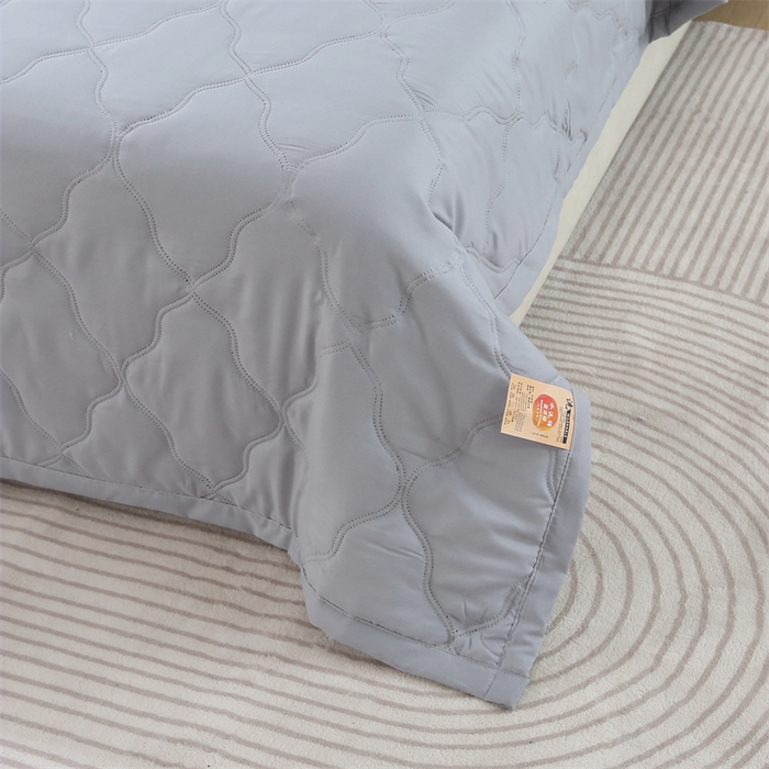 91家纺网 家纺一手货源 找家纺 爱派 2025新款纯色水洗棉夏被夏凉被空调被被子被芯 绅士灰