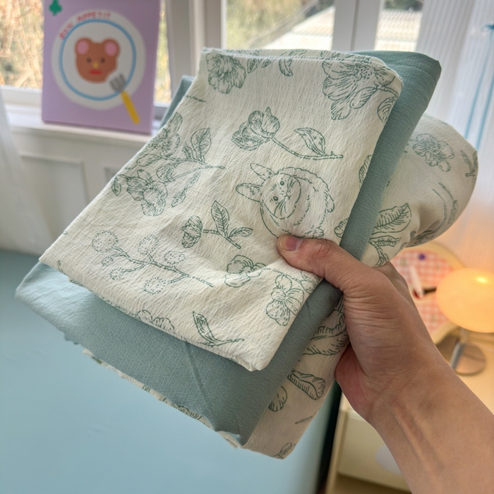 91家纺网 家纺一手货源 找家纺 玉海棠家纺 2025新款亲肤舒适小清新四件套 海像森林