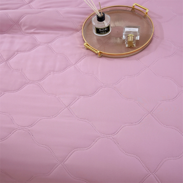 91家纺网 家纺一手货源 找家纺 爱派 2025新款纯色水洗棉夏被夏凉被空调被被子被芯 红豆沙