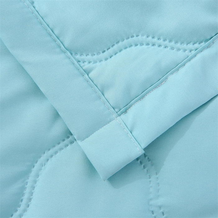 91家纺网 家纺一手货源 找家纺 爱派 2025新款纯色水洗棉夏被夏凉被空调被被子被芯 天空蓝