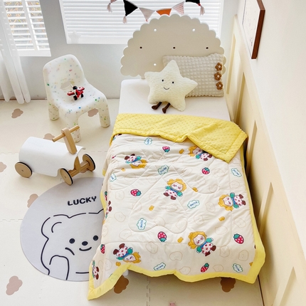 91家纺网 家纺一手货源 找家纺 （总）御棉坊 2025年A类凉感冰豆豆儿童夏被