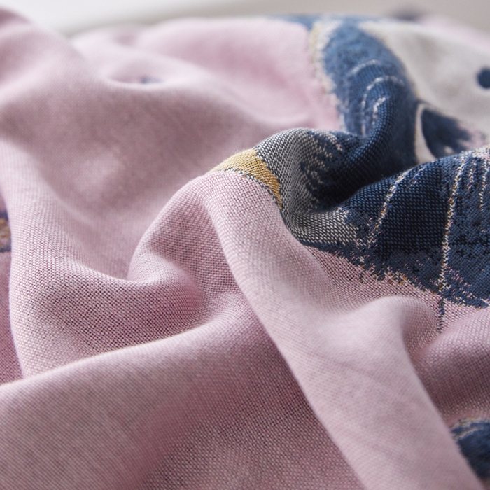 91家纺网 家纺一手货源 找家纺 爱港家纺 2025新款全棉纱布-萌宠治愈系列枕巾 戏蝶猫52*75cm