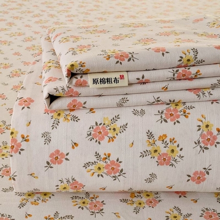 91家纺网 家纺一手货源 找家纺 （总）ME/ERA HOME寐时代 2025新款三枚缎老粗布床单款三件套