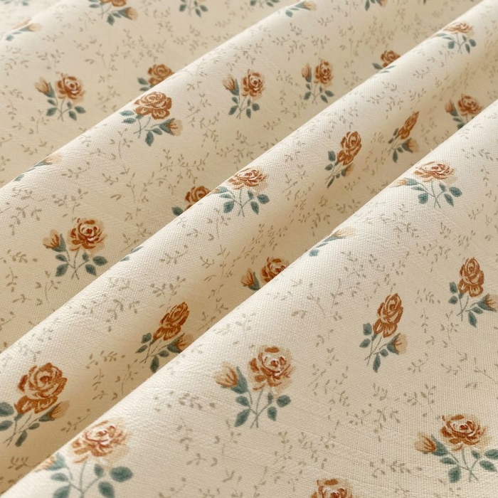 91家纺网 家纺一手货源 找家纺 ME/ERA HOME寐时代 2025新款三枚缎老粗布床单款三件套 玫瑰花园