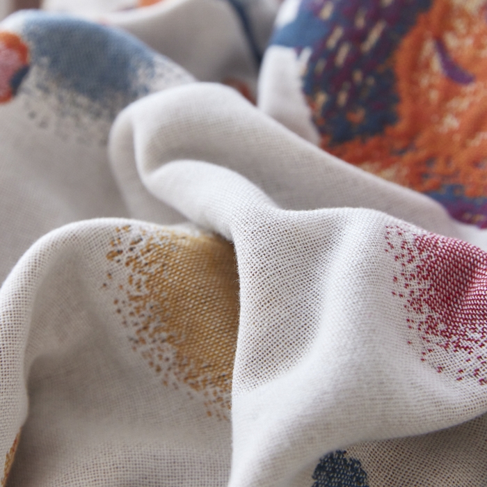 91家纺网 家纺一手货源 找家纺 爱港家纺 2025新款全棉纱布-萌宠治愈系列枕巾 萌宠鹿52*75cm