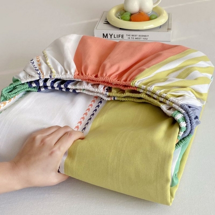 91家纺网 家纺一手货源 找家纺 （总）ME/ERA HOME寐时代 2025新款三枚缎老粗布床笠款三件套