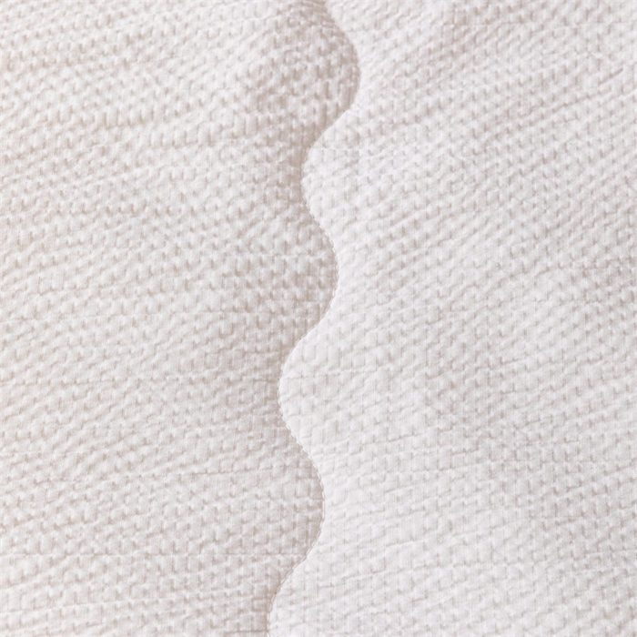 91家纺网 家纺一手货源 找家纺 天瑜家纺 2025新款亲肤舒适泡泡棉夏被 本白