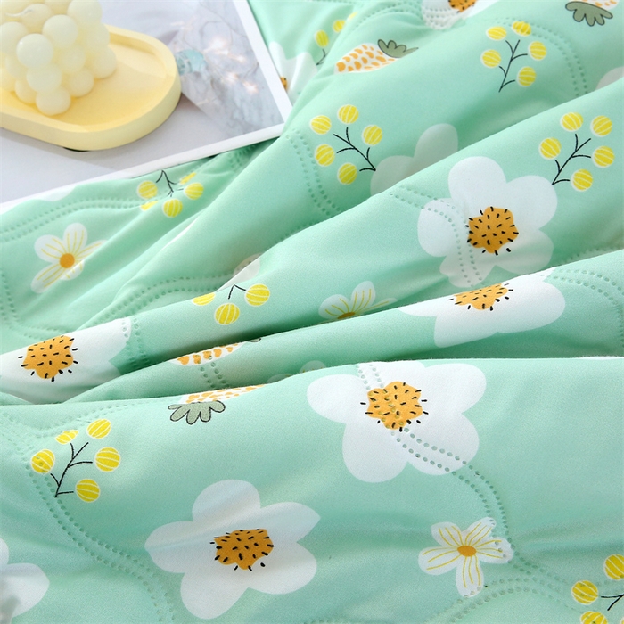 91家纺网 家纺一手货源 找家纺 爱派  2025新款直播爆款印花水洗棉夏被夏凉被空调被被子被芯 乐萌熊