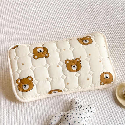 91家纺网 家纺一手货源 找家纺 （总）禧缘家纺（原梦想家） 2025新款A类儿童幼儿园学生宿舍绑带款夹棉床单全棉夹棉软垫枕套 