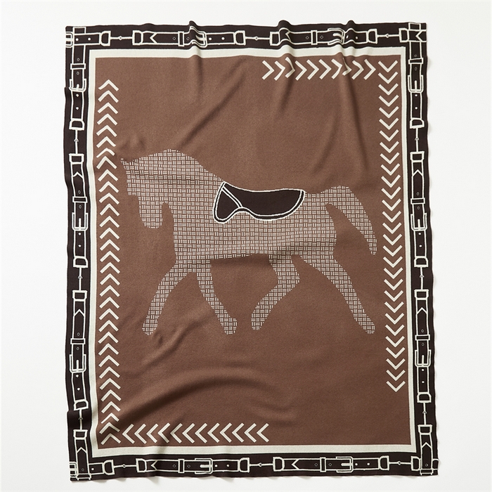 91家纺网 家纺一手货源 找家纺 暖绵绵家纺 2025新款兔绒纱系列盖毯披肩毯毯子-巴纳斯【最低零售价：143元】 巴纳斯-咖色