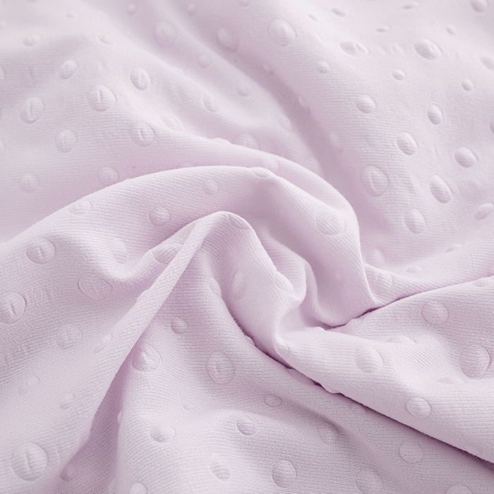 91家纺网 家纺一手货源 找家纺 绒世界 绒世界 2025新款凉豆豆包边夏被四件套 凉豆豆-香芋紫