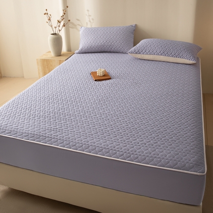 91家纺网 家纺一手货源 找家纺 （总）优悦生活馆 2025新款亲肤水洗棉夹棉防水床笠