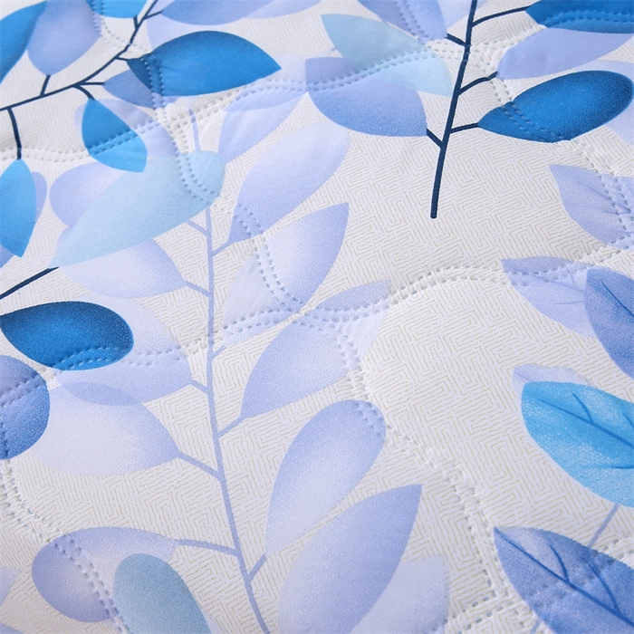 91家纺网 家纺一手货源 找家纺 爱派  2025新款直播爆款印花水洗棉夏被夏凉被空调被被子被芯 叶之舞