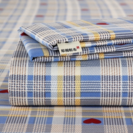 91家纺网 家纺一手货源 找家纺 （总）ME/ERA HOME寐时代 2025新款三枚缎老粗布床单款三件套