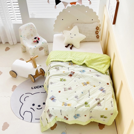 91家纺网 家纺一手货源 找家纺 （总）御棉坊 2025年A类凉感冰豆豆儿童夏被