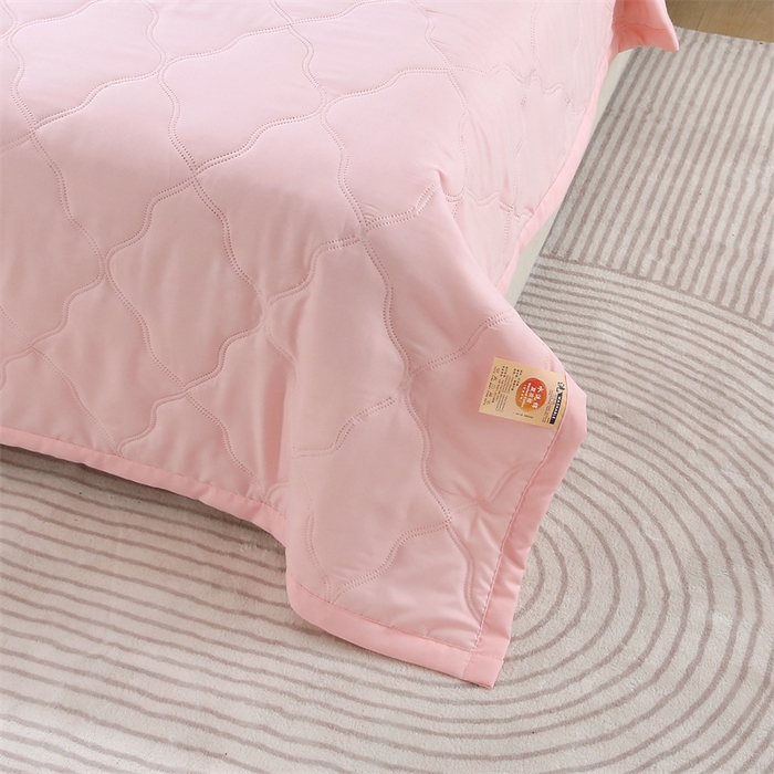 91家纺网 家纺一手货源 找家纺 爱派 2025新款纯色水洗棉夏被夏凉被空调被被子被芯 柔情玉