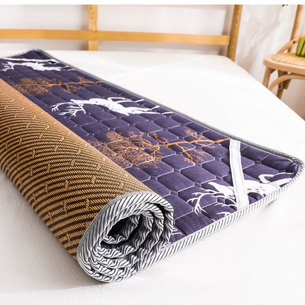 91家纺网 家纺一手货源 找家纺 （总）小牛席业2025新款宜家风日式两用凉席【圆角款】凉席藤席冰藤席竹席空调席草席冰丝席豆豆席乳胶席三件套