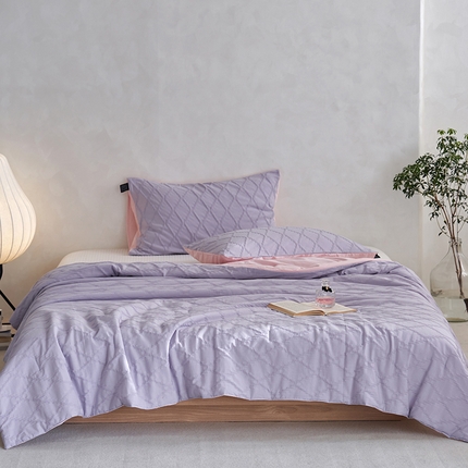 91家纺网 家纺一手货源 找家纺 （总）莱宁被业 2025新款A类全棉提花夏被