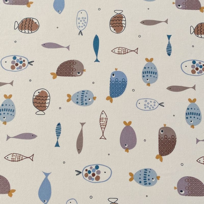 91家纺网 家纺一手货源 找家纺 ME/ERA HOME寐时代 2025新款全棉老粗布床笠款三件套 全棉卡通-海底世界