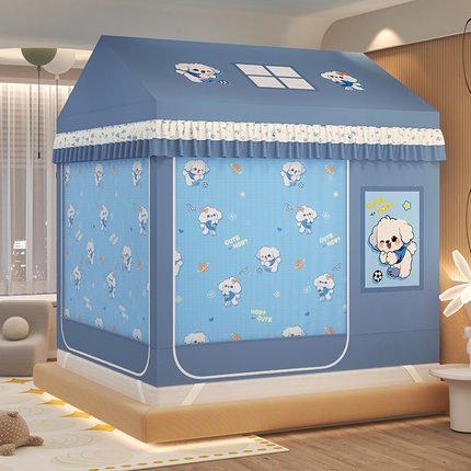 91家纺网 家纺一手货源 找家纺 （总）迪凡保罗蚊帐 2025新款2505城堡款房型遮光防摔坐床蚊帐