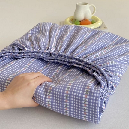 91家纺网 家纺一手货源 找家纺 （总）ME/ERA HOME寐时代 2025新款三枚缎老粗布床笠款三件套