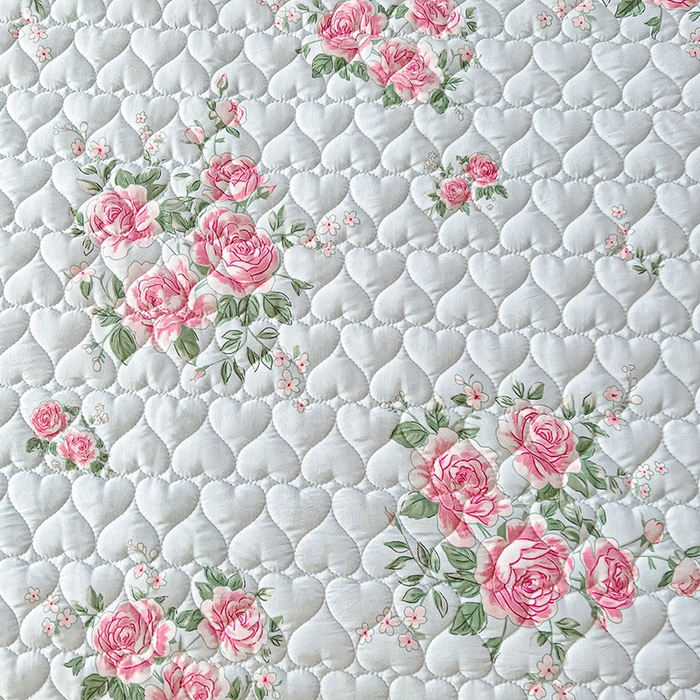 91家纺网 家纺一手货源 找家纺 眠势力 2025新款韩版花边床笠雪纺公主风ins夹棉四季款床罩保护套 春风徐来