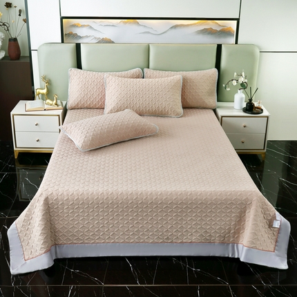 91家纺网 家纺一手货源 找家纺 （总）OL家纺2025新款凉感丝夏被床盖款三件套