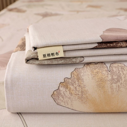 91家纺网 家纺一手货源 找家纺 （总）ME/ERA HOME寐时代 2025新款全棉老粗布床单款三件套