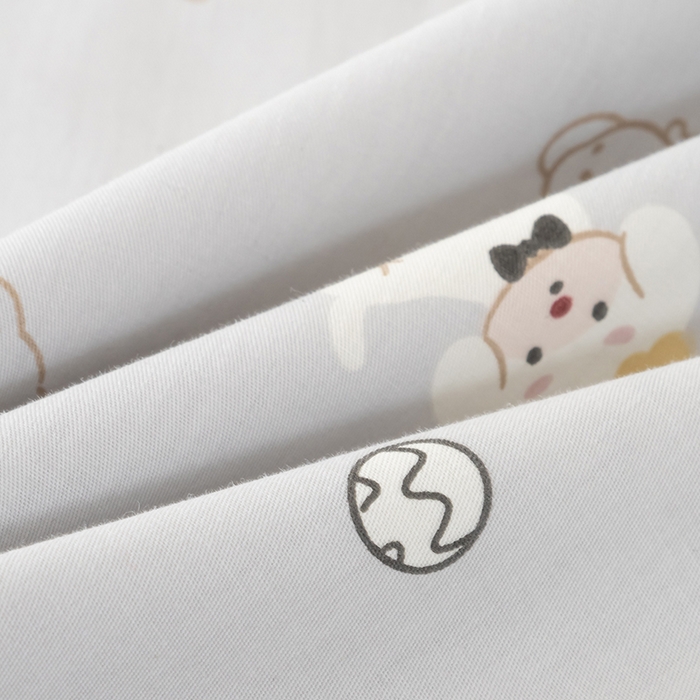 91家纺网 家纺一手货源 找家纺 良佐生活 2025新款A类高支高密全棉压线儿童枕套纯棉学生枕头套 西可