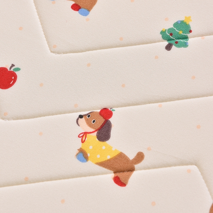 91家纺网 家纺一手货源 找家纺 嗨生活  2025年加厚针织棉乳胶床垫 幼儿园床垫 床褥 儿童床垫 立体款 腊肠狗