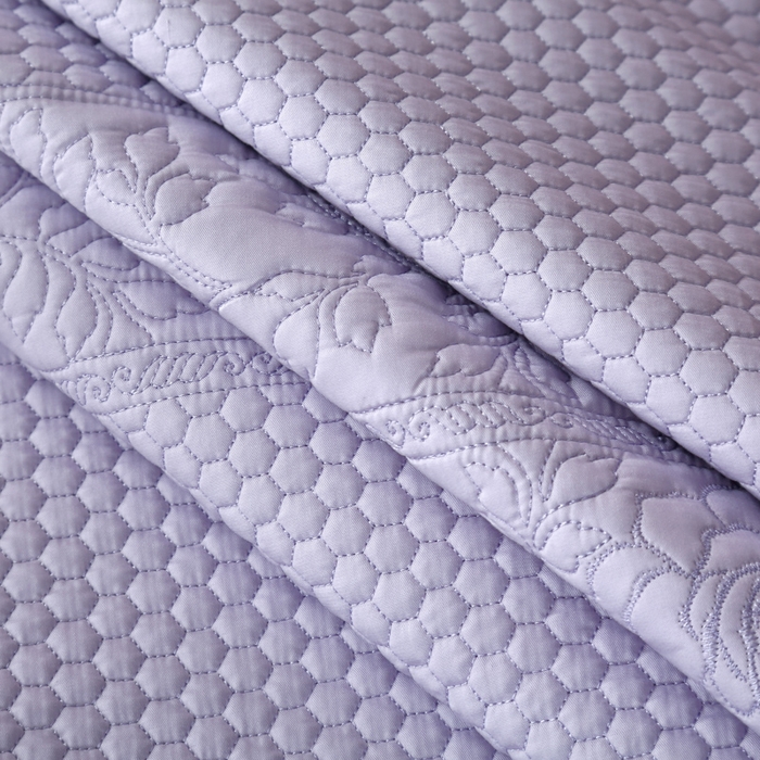 91家纺网 家纺一手货源 找家纺 OL家纺2025新款天丝床盖三件套系列-牡丹 薰衣紫