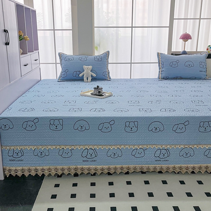 91家纺网 家纺一手货源 找家纺 手艺人家纺 2025新款带花纯棉绗缝榻榻米大炕盖榻榻米炕垫防滑炕垫榻榻米垫床盖榻榻米炕盖炕垫（K700-K723） K702