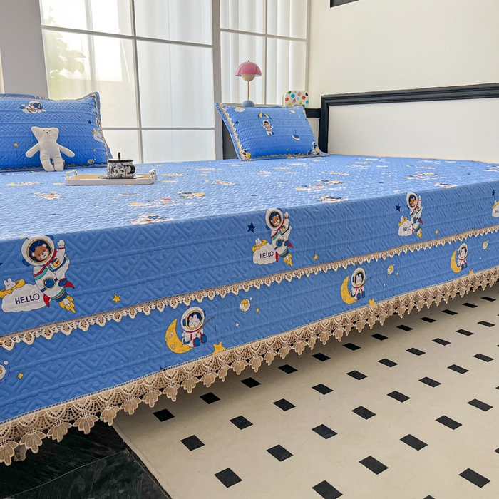 91家纺网 家纺一手货源 找家纺 手艺人家纺 2025新款带花纯棉绗缝榻榻米大炕盖榻榻米炕垫防滑炕垫榻榻米垫床盖榻榻米炕盖炕垫（K700-K723） K701