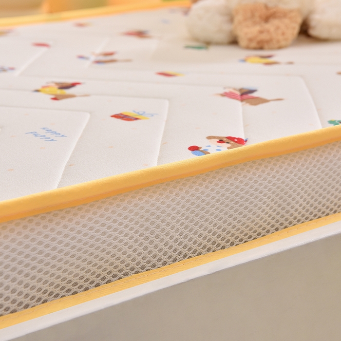 91家纺网 家纺一手货源 找家纺 嗨生活  2025年加厚针织棉乳胶床垫 幼儿园床垫 床褥 儿童床垫 立体款 腊肠狗