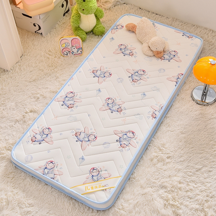 91家纺网 家纺一手货源 找家纺 嗨生活  2025年加厚针织棉乳胶床垫 幼儿园床垫 床褥 儿童床垫 立体款 太空旅行