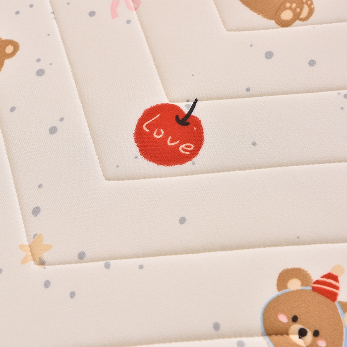 91家纺网 家纺一手货源 找家纺 嗨生活 2025年加厚针织棉乳胶床垫 幼儿园床垫 床褥 儿童床垫 单边款 甜品小熊