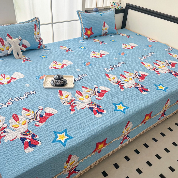 91家纺网 家纺一手货源 找家纺 手艺人家纺 2025新款带花纯棉绗缝榻榻米大炕盖榻榻米炕垫防滑炕垫榻榻米垫床盖榻榻米炕盖炕垫（K700-K723） K705