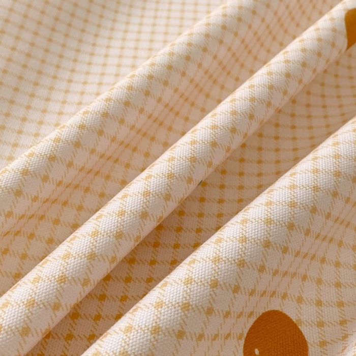 91家纺网 家纺一手货源 找家纺 ME/ERA HOME寐时代 2025新款全棉老粗布床单款三件套 全棉卡通-果乐