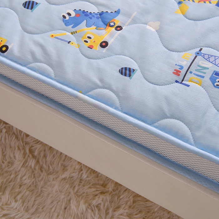 91家纺网 家纺一手货源 找家纺 嗨生活 2025年新款加厚立体全棉棉花床垫 幼儿园床垫 床褥 儿童床垫 工程恐龙