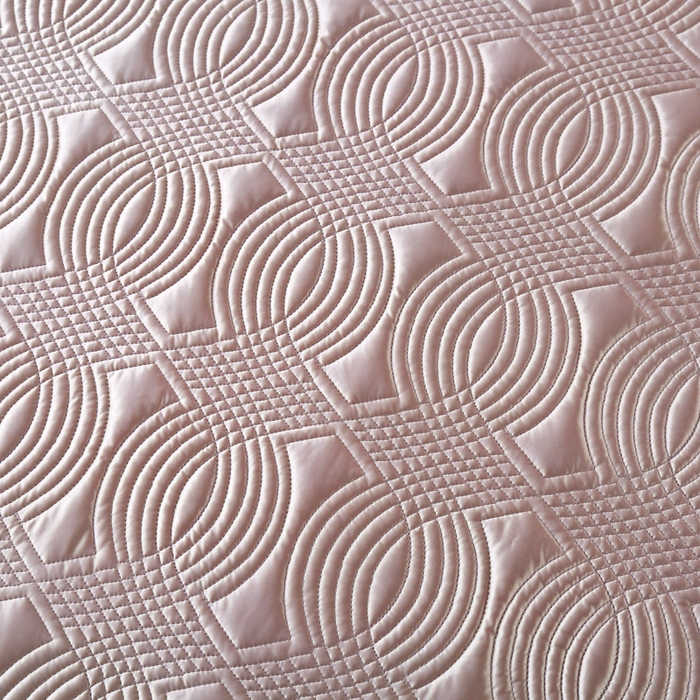 91家纺网 家纺一手货源 找家纺 OL家纺2025新款冰丝绸夏被床盖款三件套 薄藤紫