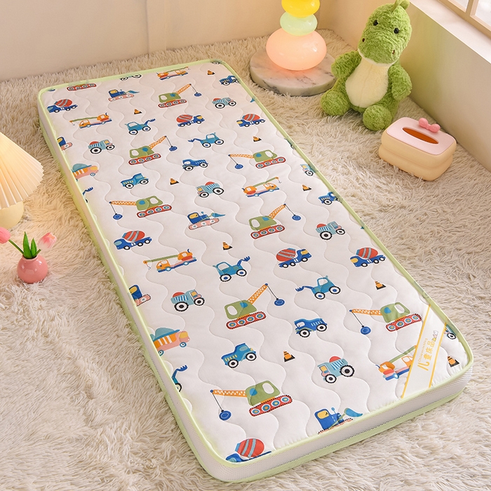 91家纺网 家纺一手货源 找家纺 嗨生活 2025年新款加厚立体全棉棉花床垫 幼儿园床垫 床褥 儿童床垫 工程车队