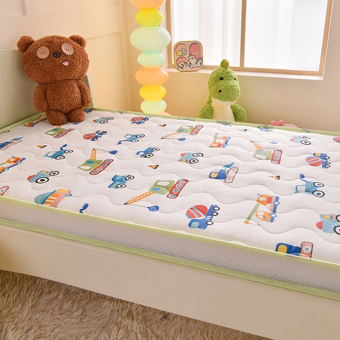 91家纺网 家纺一手货源 找家纺 嗨生活 2025年新款加厚立体全棉棉花床垫 幼儿园床垫 床褥 儿童床垫 工程车队