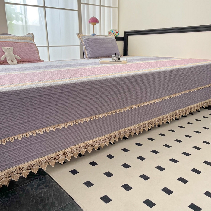 91家纺网 家纺一手货源 找家纺 手艺人家纺 2025新款带花纯棉绗缝榻榻米大炕盖榻榻米炕垫防滑炕垫榻榻米垫床盖榻榻米炕盖炕垫（K700-K723） K703