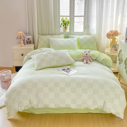 91家纺网 家纺一手货源 找家纺 （总）二八年华 2025新款渐变提花四件套