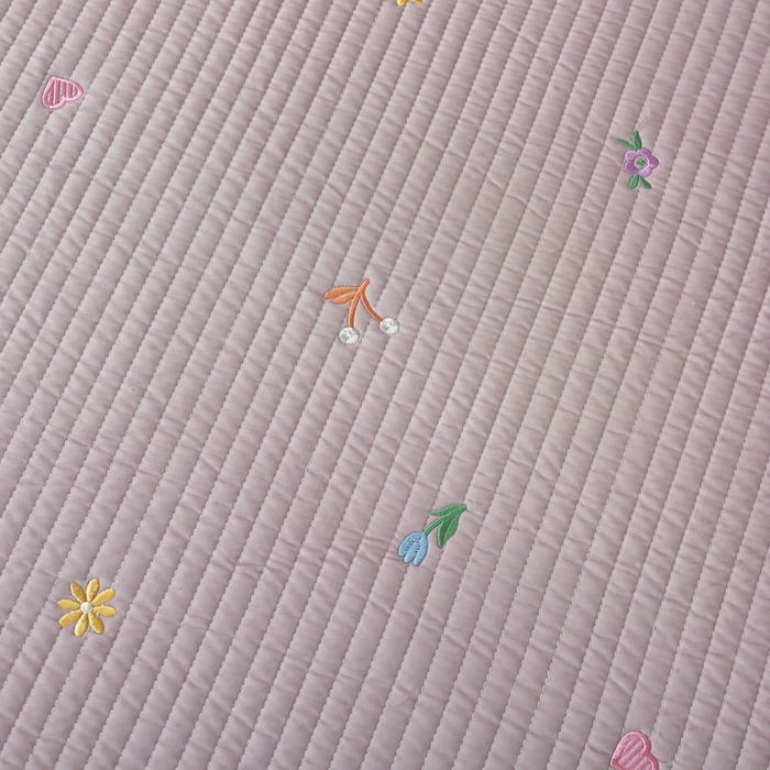 91家纺网 家纺一手货源 找家纺 OL家纺2025新款天丝床盖三件套系列-清新交响曲 芋头紫