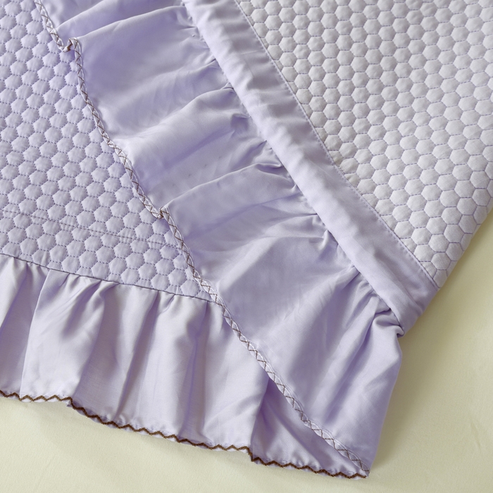 91家纺网 家纺一手货源 找家纺 OL家纺2025新款天丝床盖三件套系列-牡丹 薰衣紫