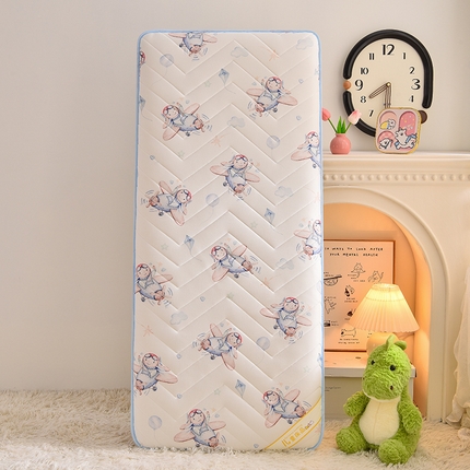 91家纺网 家纺一手货源 找家纺 嗨生活 2025年加厚针织棉乳胶床垫 幼儿园床垫 床褥 儿童床垫 单边款 太空旅行