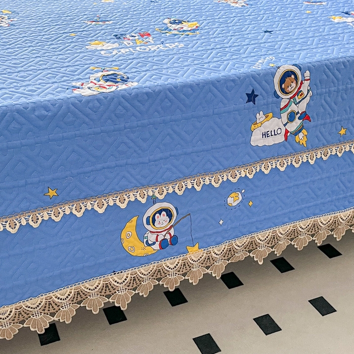 91家纺网 家纺一手货源 找家纺 手艺人家纺 2025新款带花纯棉绗缝榻榻米大炕盖榻榻米炕垫防滑炕垫榻榻米垫床盖榻榻米炕盖炕垫（K700-K723） K701